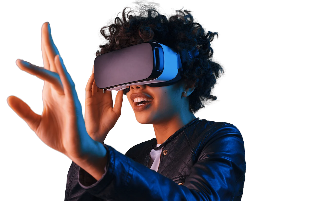 VR gözlüğü ile oyun oynayan kişi